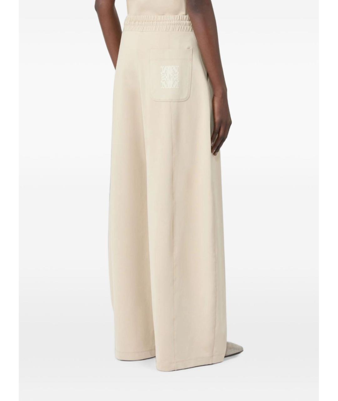 MAX MARA Серые хлопковые прямые джинсы, фото 2