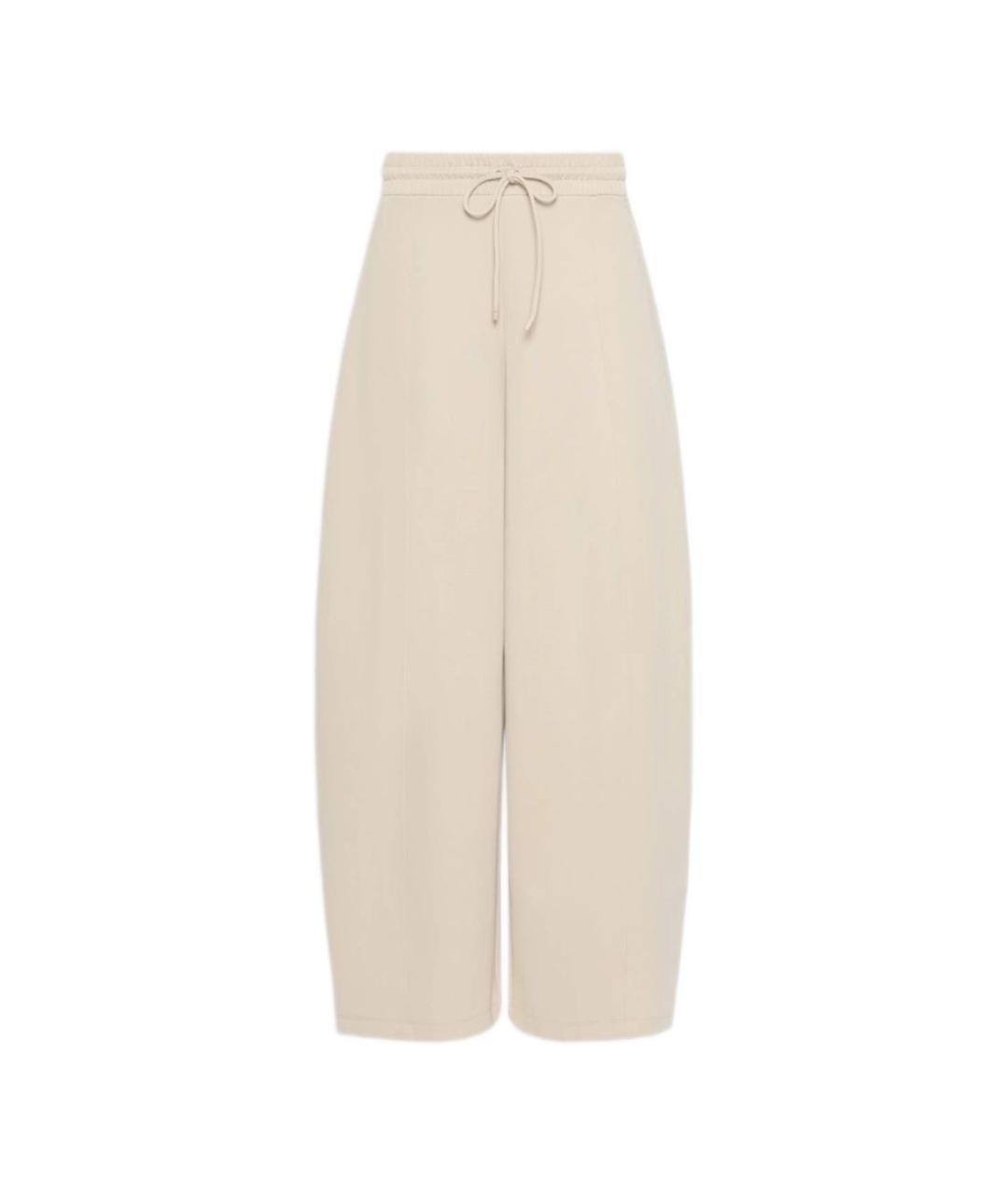 MAX MARA Серые хлопковые прямые джинсы, фото 1