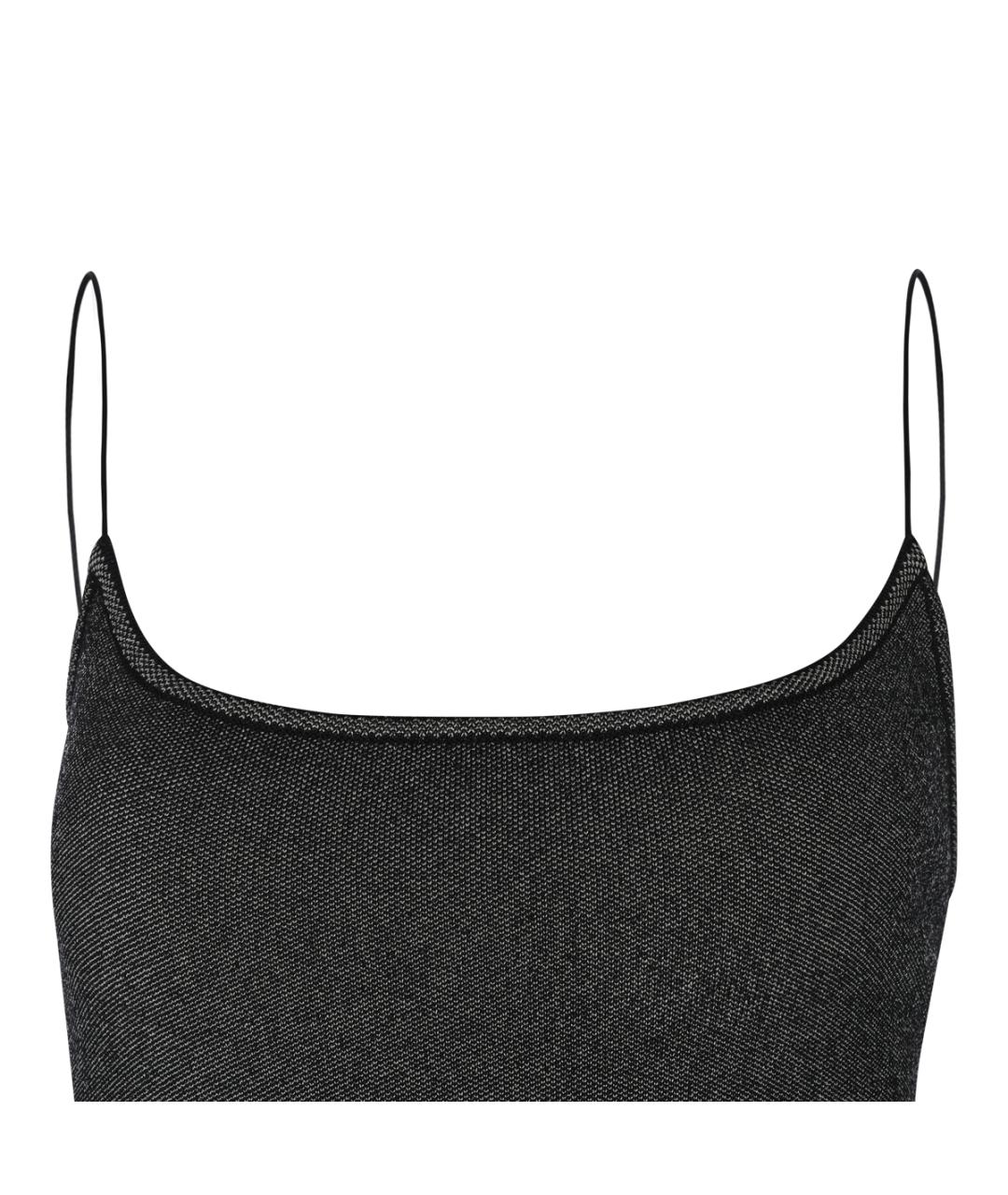JACQUEMUS Серое вискозное платье, фото 3
