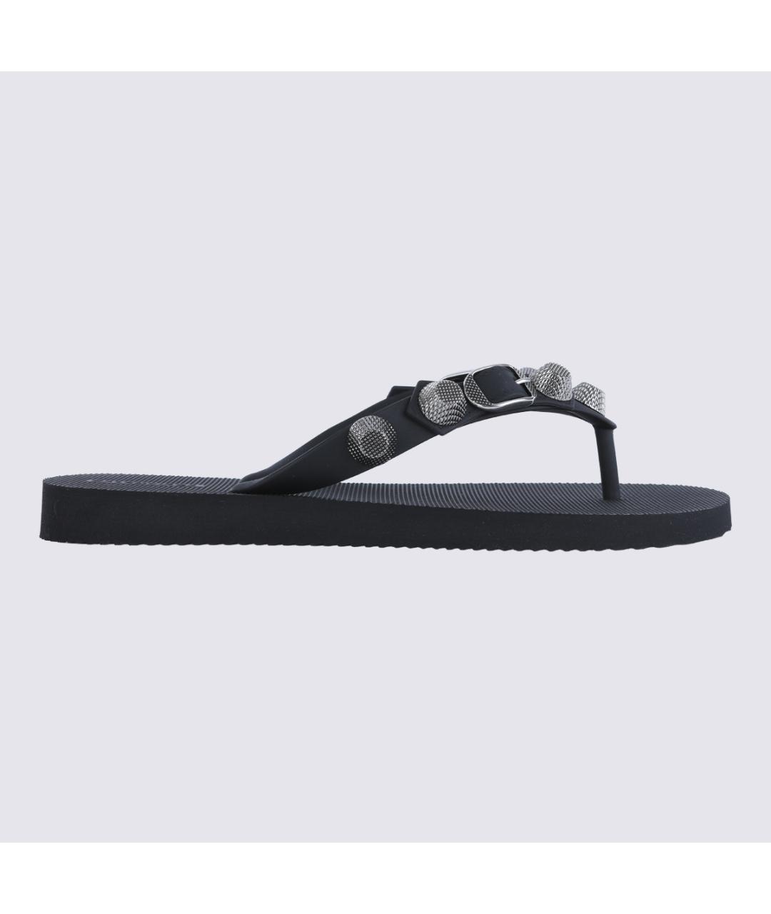 BALENCIAGA Черные шлепанцы, фото 2