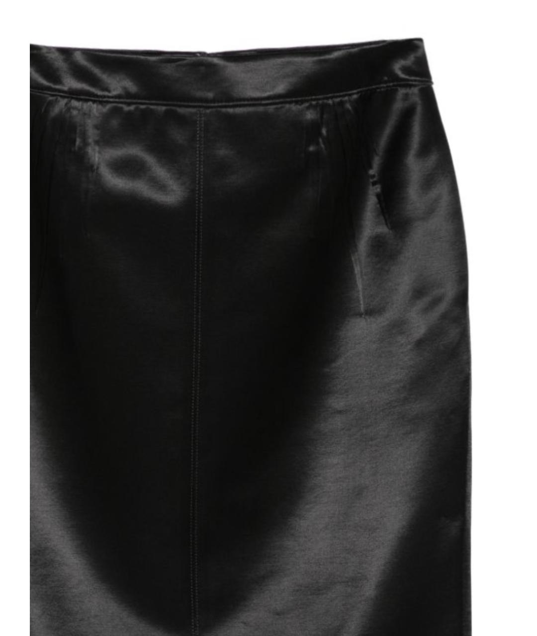 SAINT LAURENT Черная юбка миди, фото 2