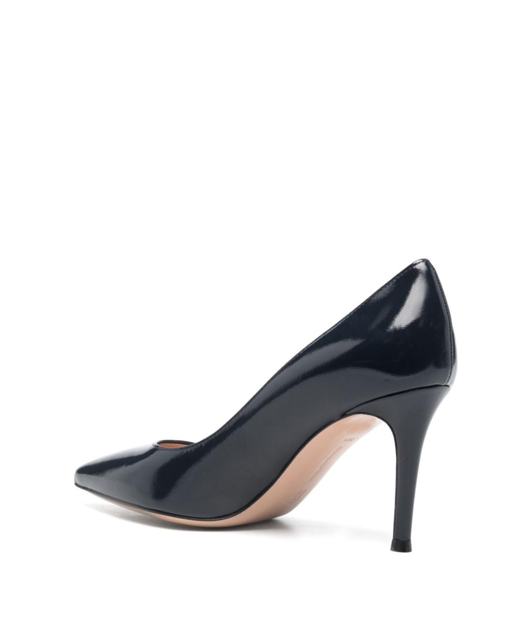 GIANVITO ROSSI Синие кожаные туфли, фото 3