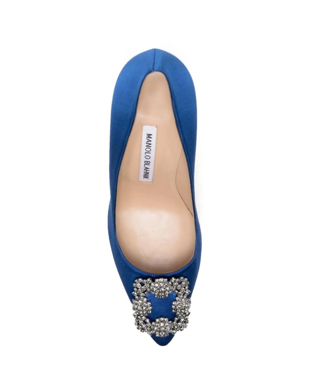 MANOLO BLAHNIK Синие туфли, фото 4