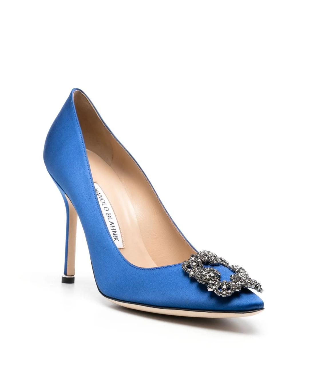 MANOLO BLAHNIK Синие туфли, фото 2