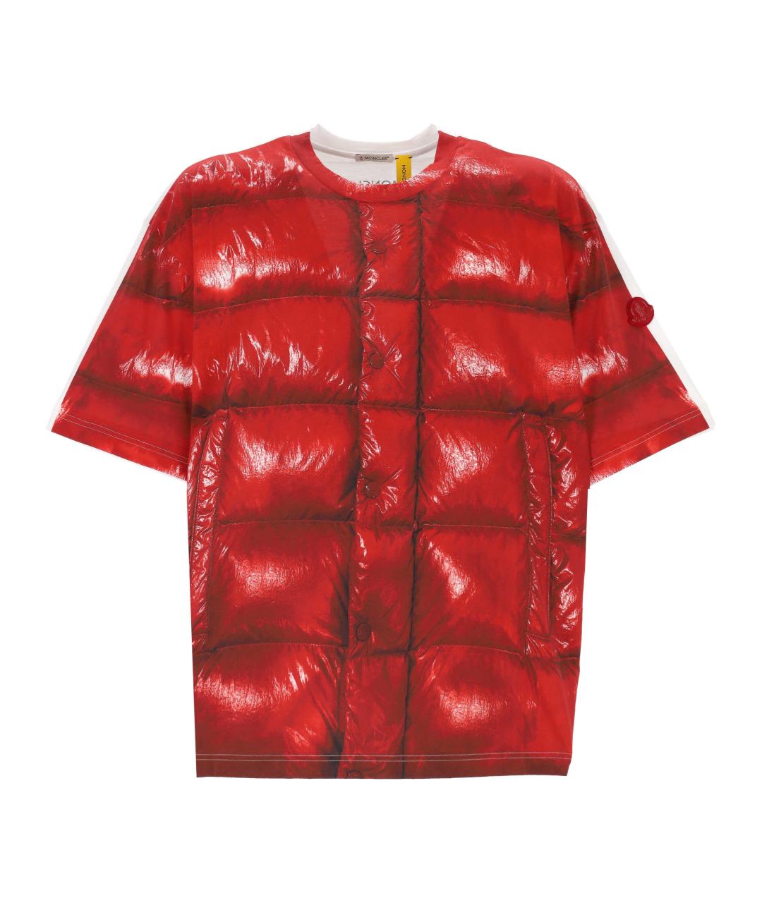 MONCLER Мульти хлопковая футболка, фото 1