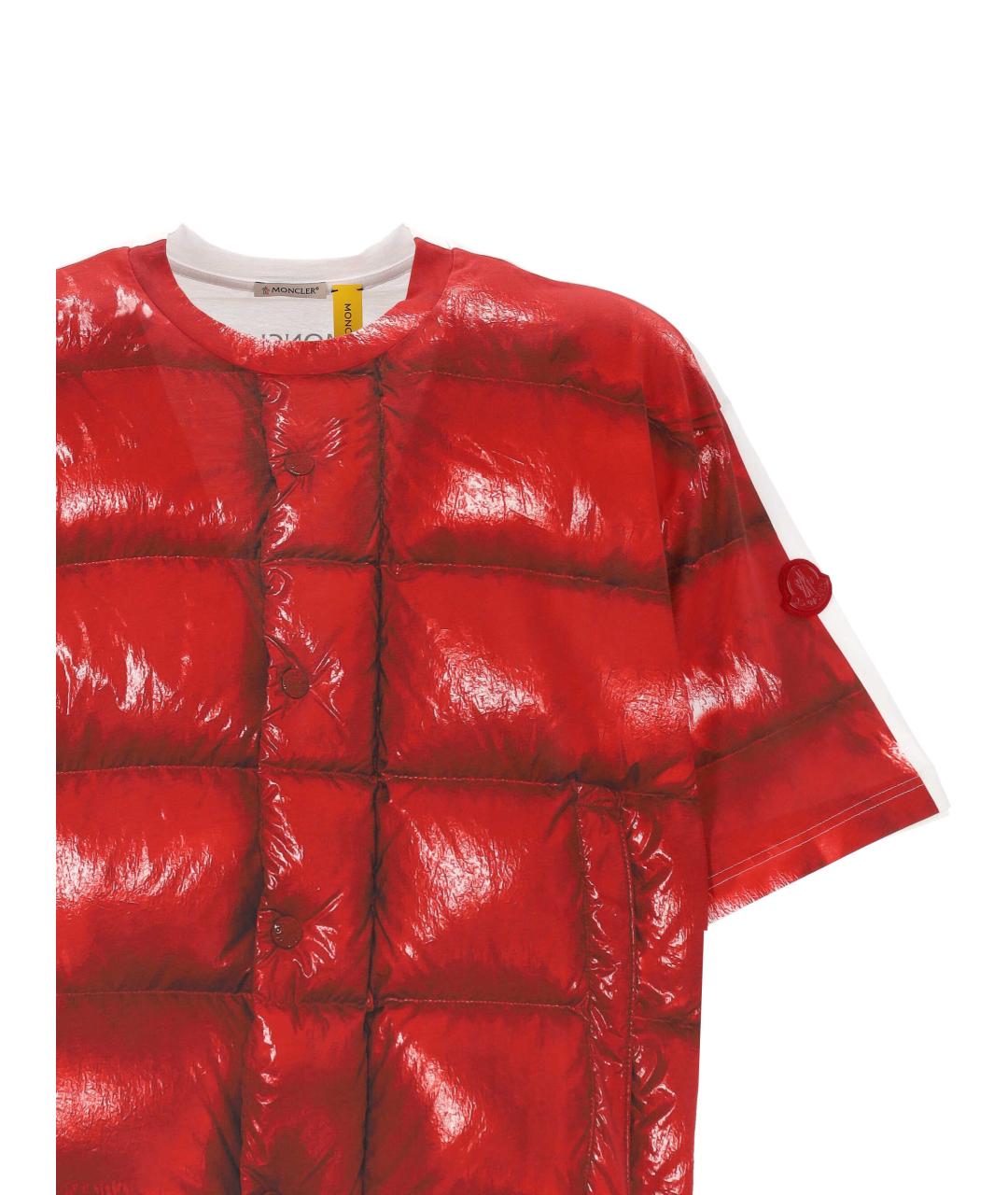 MONCLER Мульти хлопковая футболка, фото 2