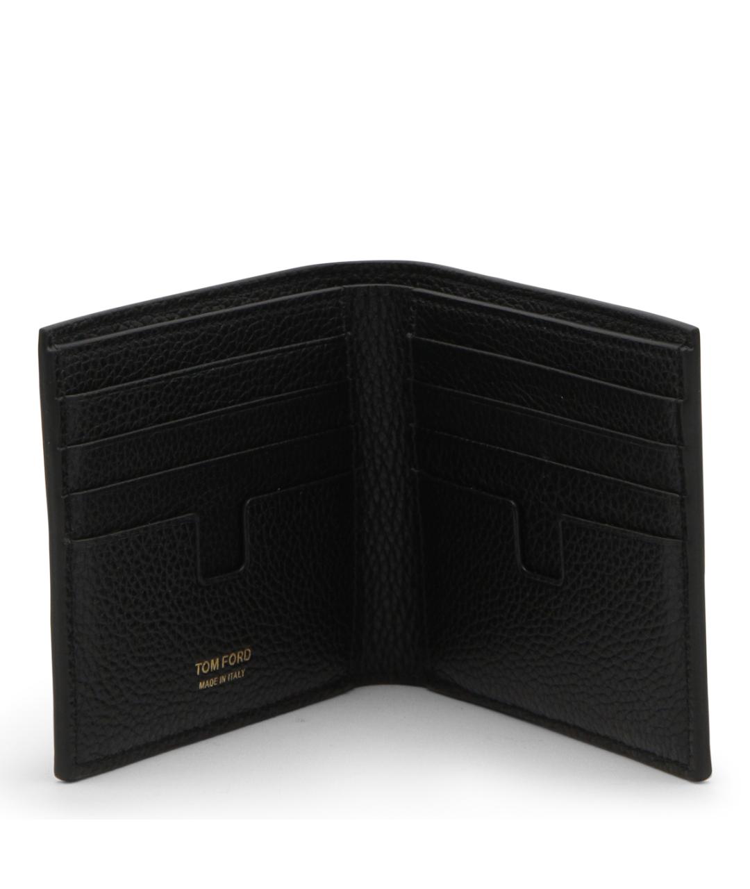 TOM FORD Черный кожаный кошелек, фото 3