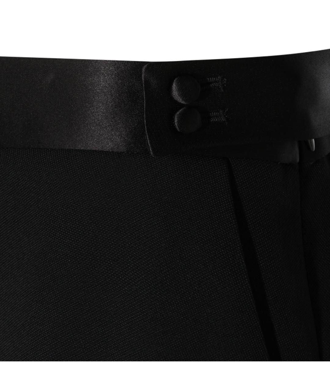 TOM FORD Черная шерстяная юбка миди, фото 5