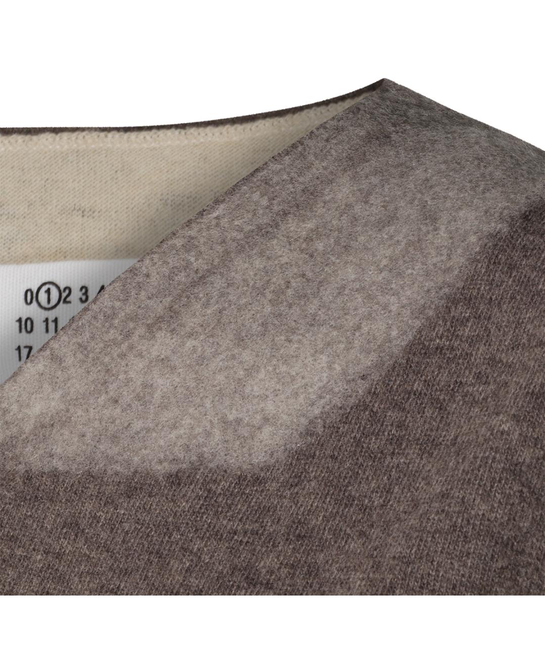 MAISON MARGIELA Серая шерстяная жилетка, фото 3
