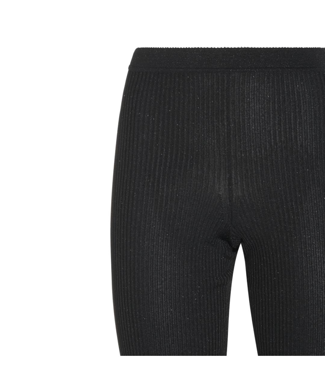 TOM FORD Черные вискозные леггинсы и велосипедки, фото 3