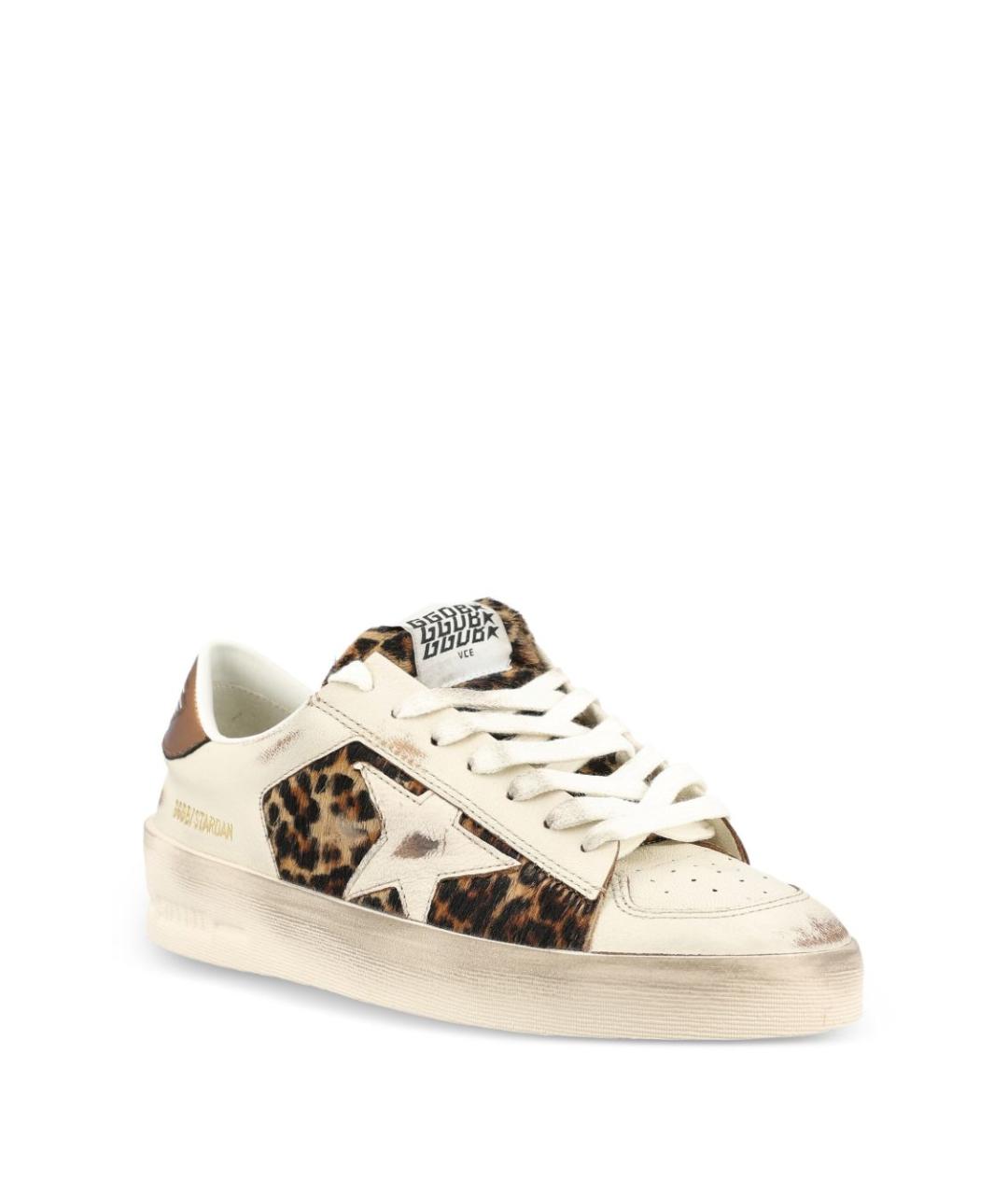 GOLDEN GOOSE Мульти кожаные кеды, фото 4