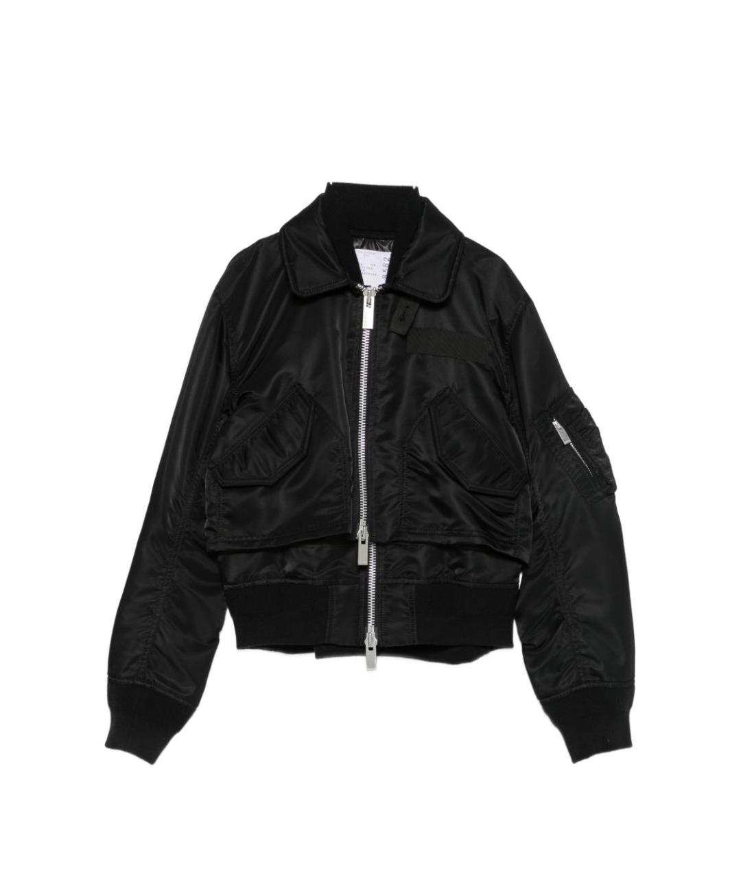 SACAI Черная куртка, фото 1