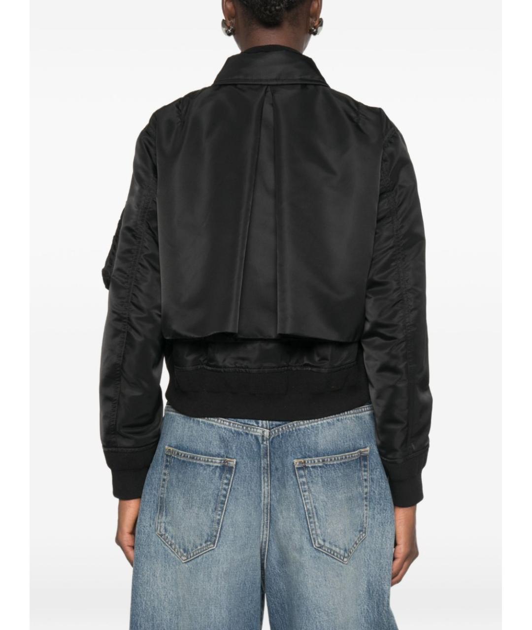 SACAI Черная куртка, фото 5