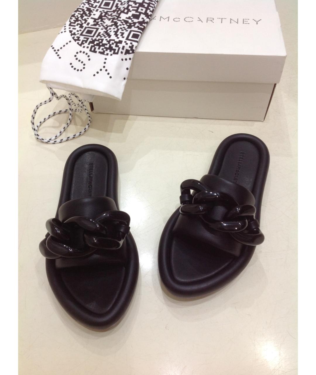 STELLA MCCARTNEY Черные мюли, фото 6