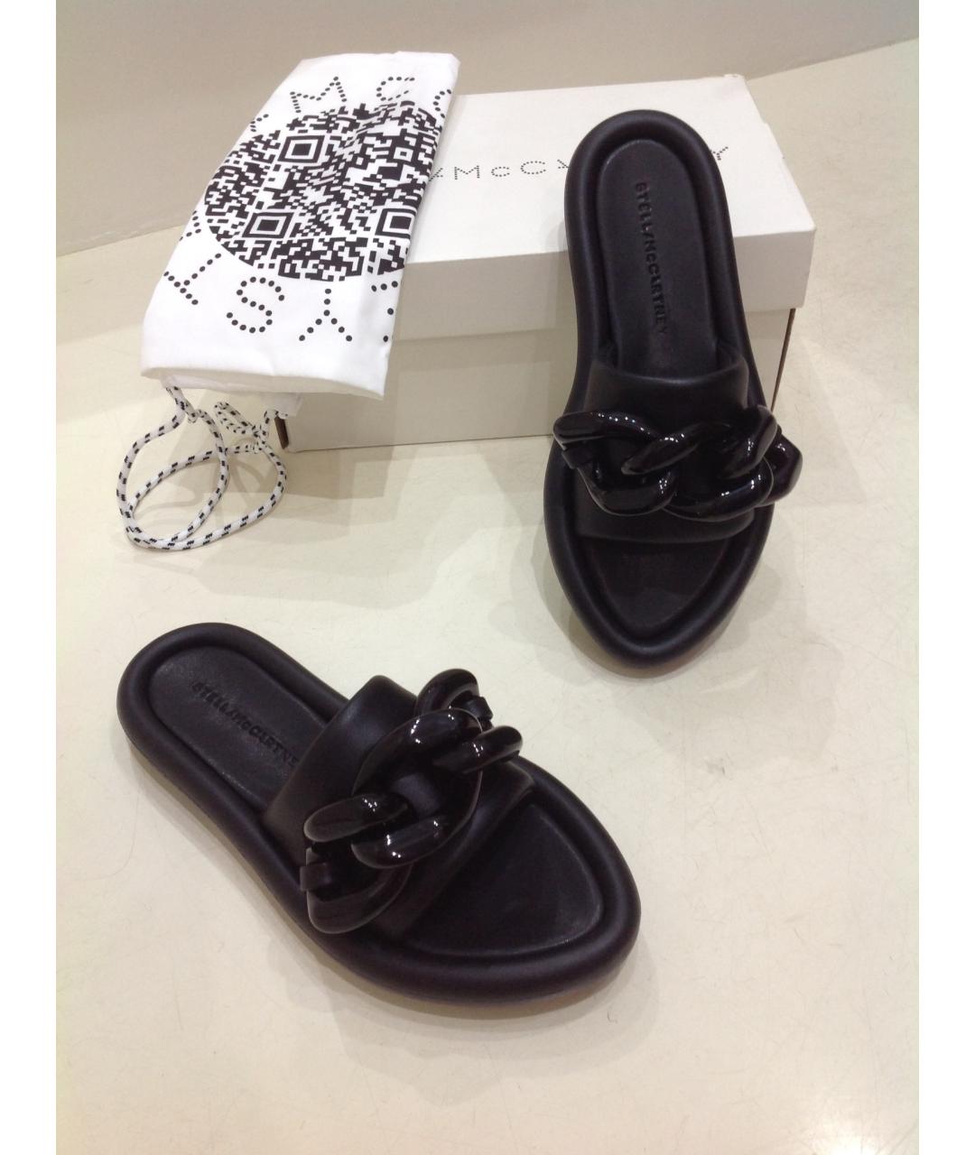 STELLA MCCARTNEY Черные мюли, фото 5