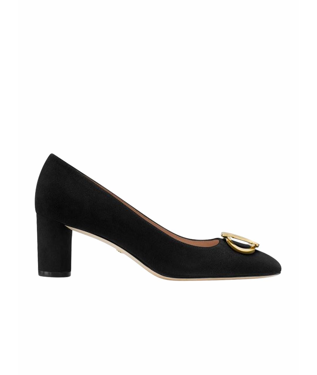 STUART WEITZMAN Черные замшевые туфли, фото 1