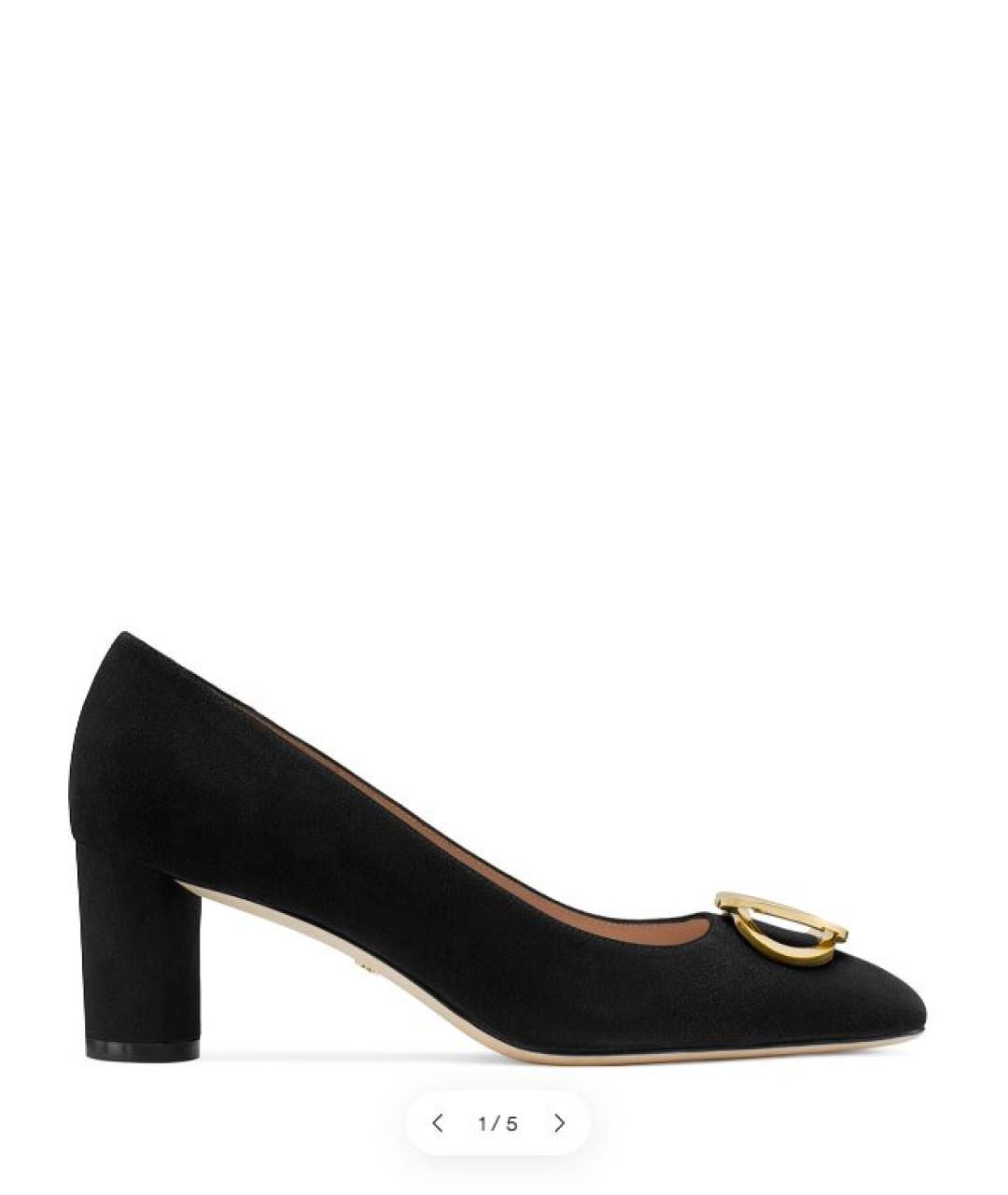 STUART WEITZMAN Черные замшевые туфли, фото 10