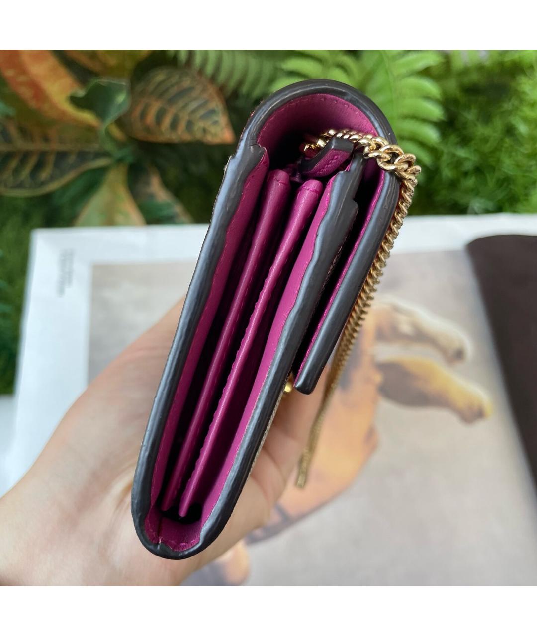 GUCCI Красная тканевая сумка через плечо, фото 4