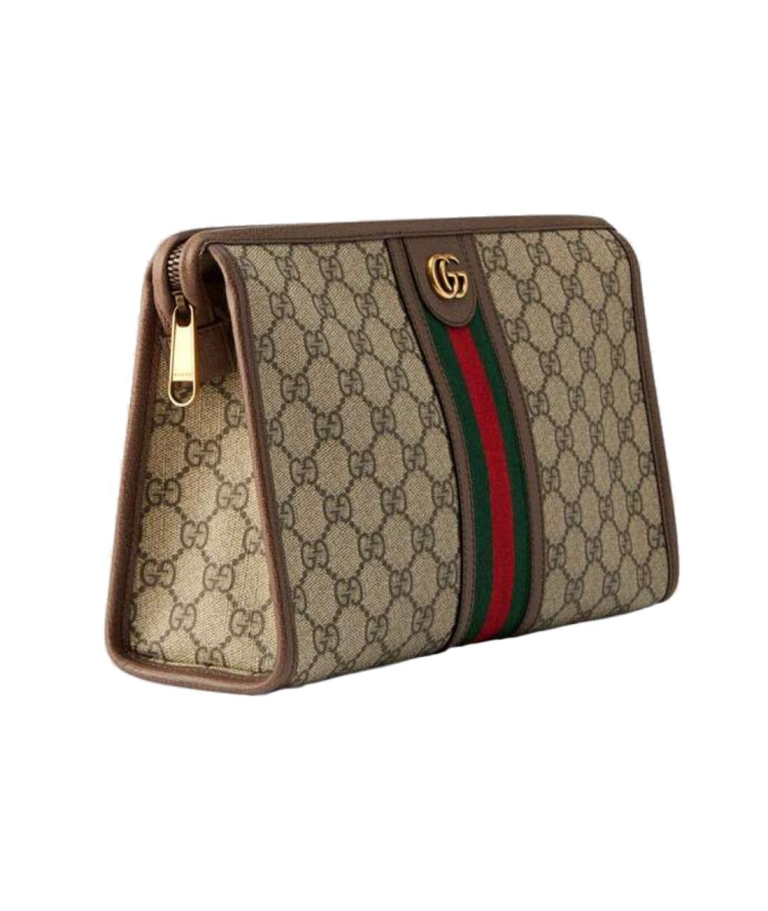 GUCCI Бежевая канва папка для документов, фото 3