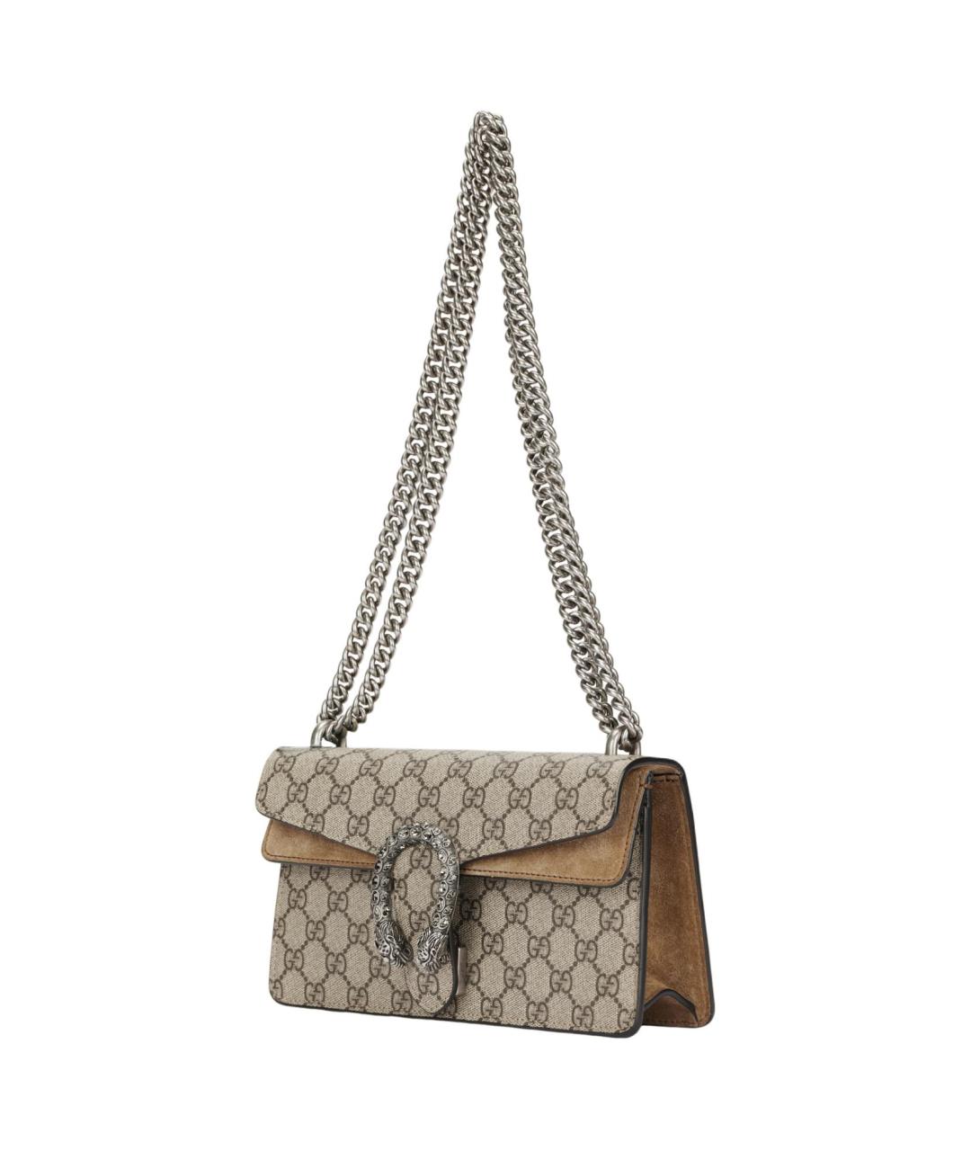 GUCCI Бежевая канва сумка через плечо, фото 2