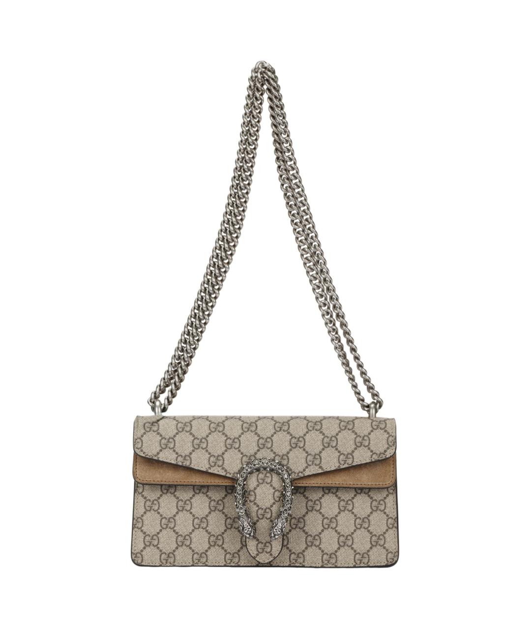 GUCCI Бежевая канва сумка через плечо, фото 1