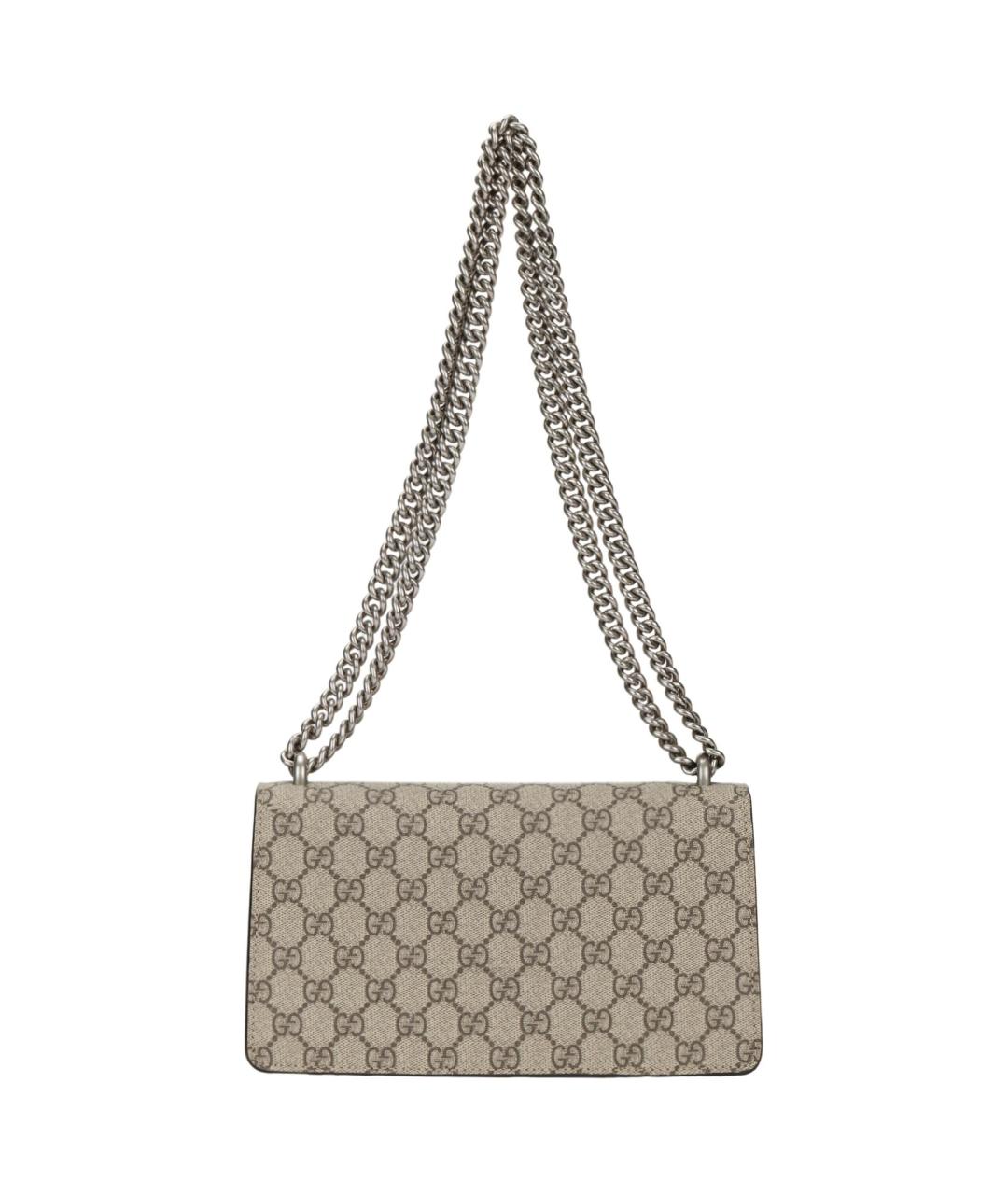 GUCCI Бежевая канва сумка через плечо, фото 3