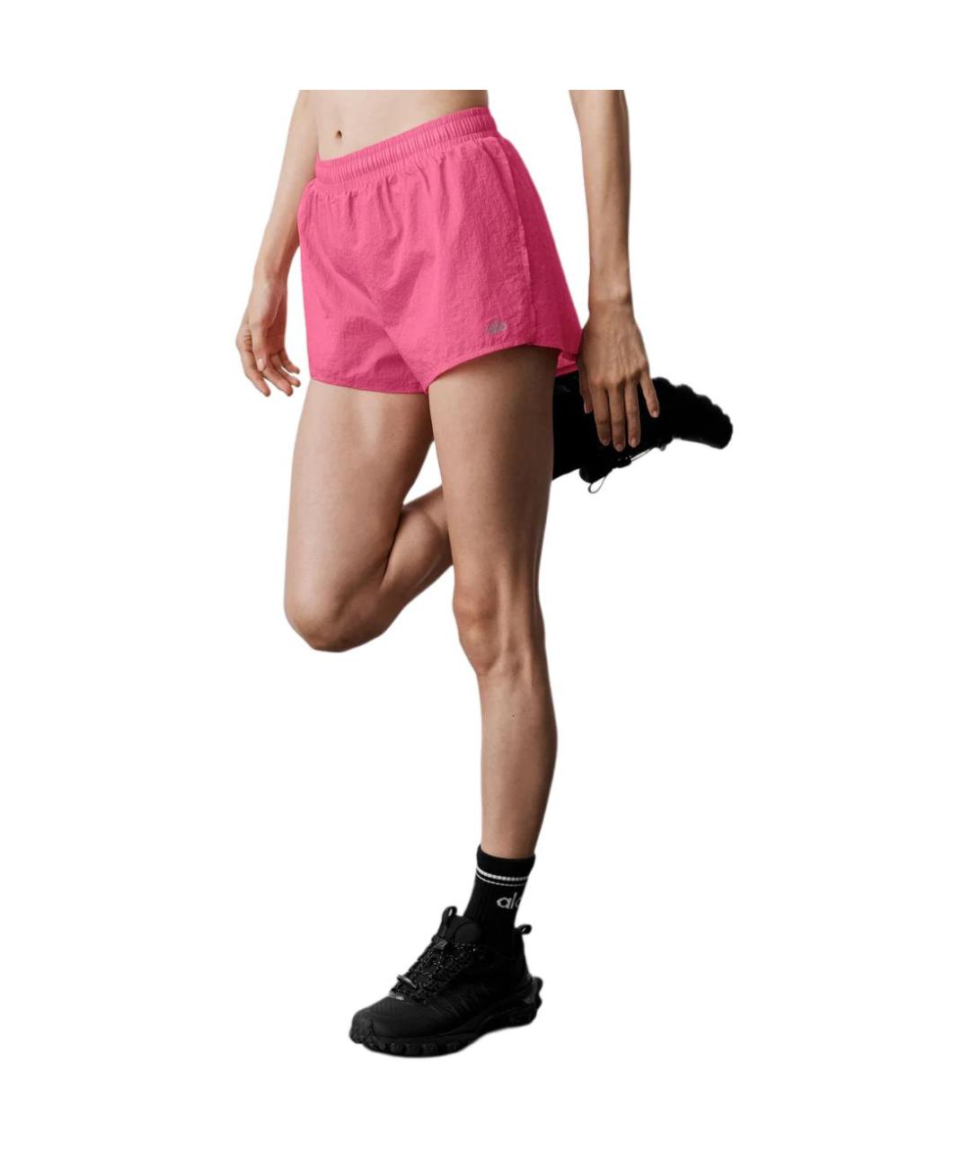 ALO YOGA Розовые спортивные брюки и шорты, фото 4