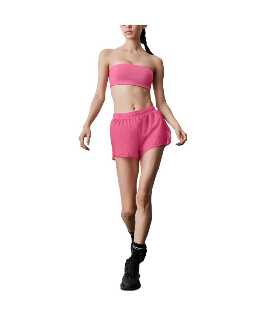 ALO YOGA Розовые спортивные брюки и шорты, фото 3