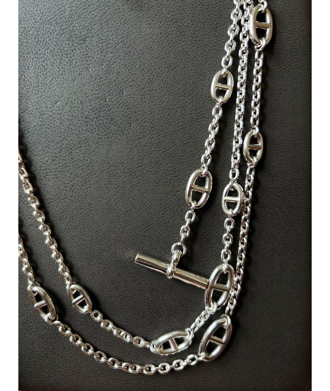 HERMES Серебряная серебряная цепочка, фото 5