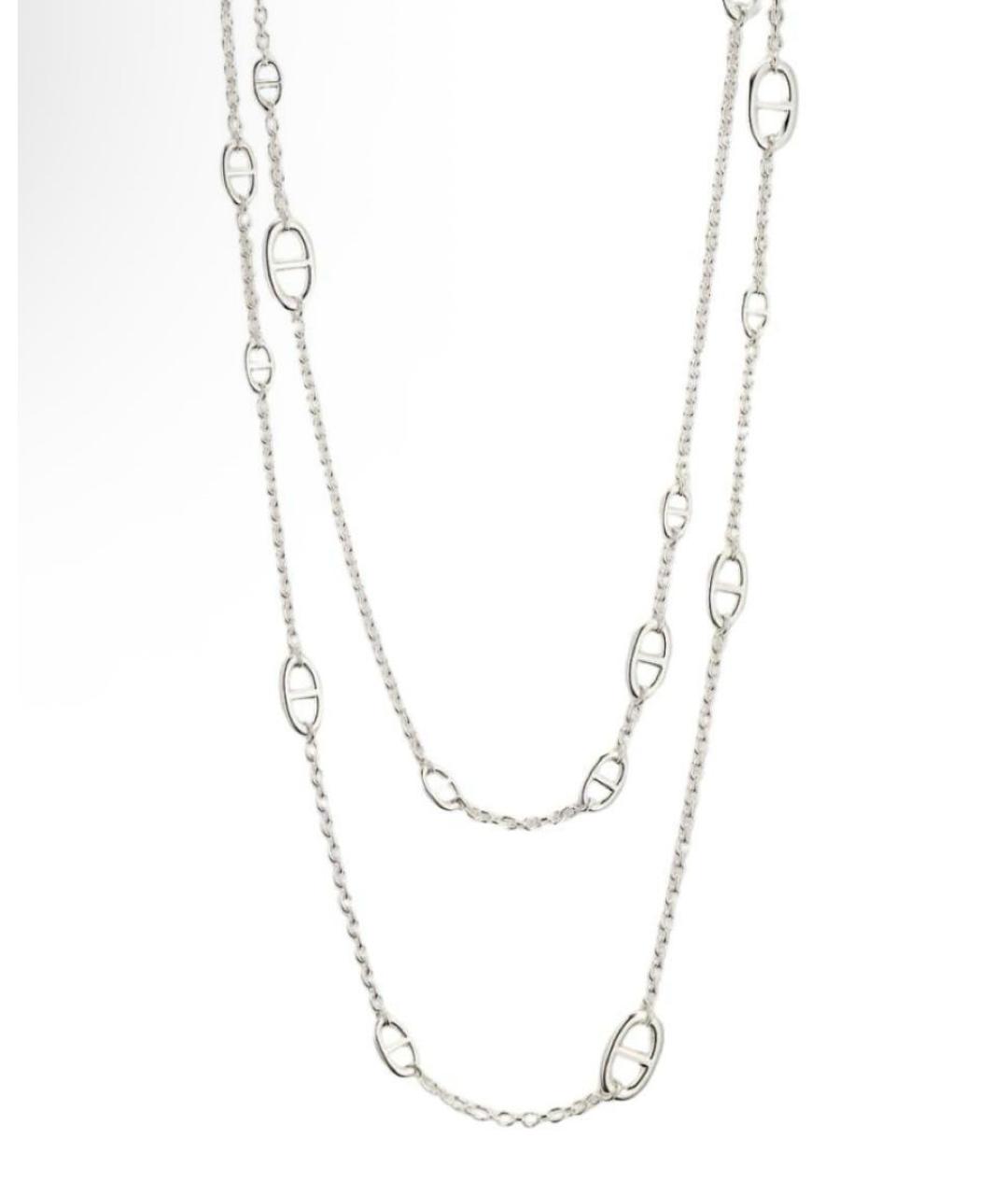 HERMES Серебряная серебряная цепочка, фото 9