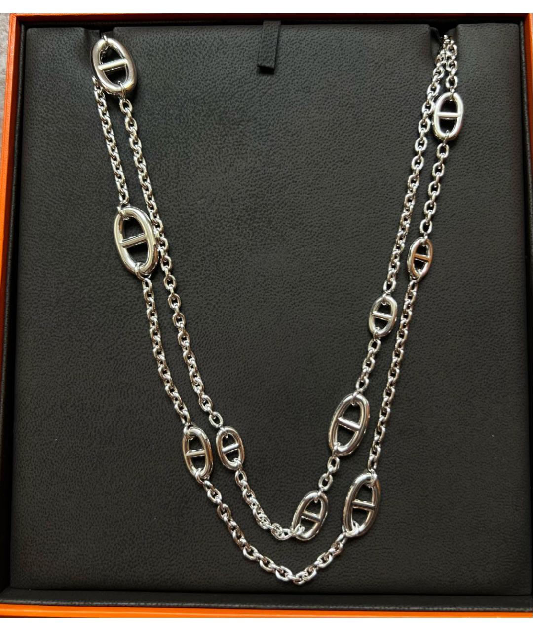 HERMES Серебряная серебряная цепочка, фото 7