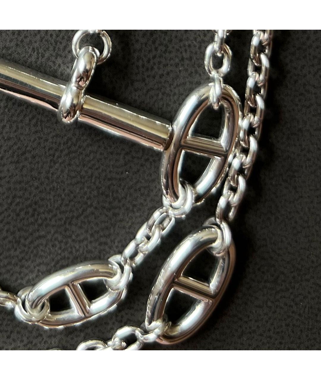 HERMES Серебряная серебряная цепочка, фото 5