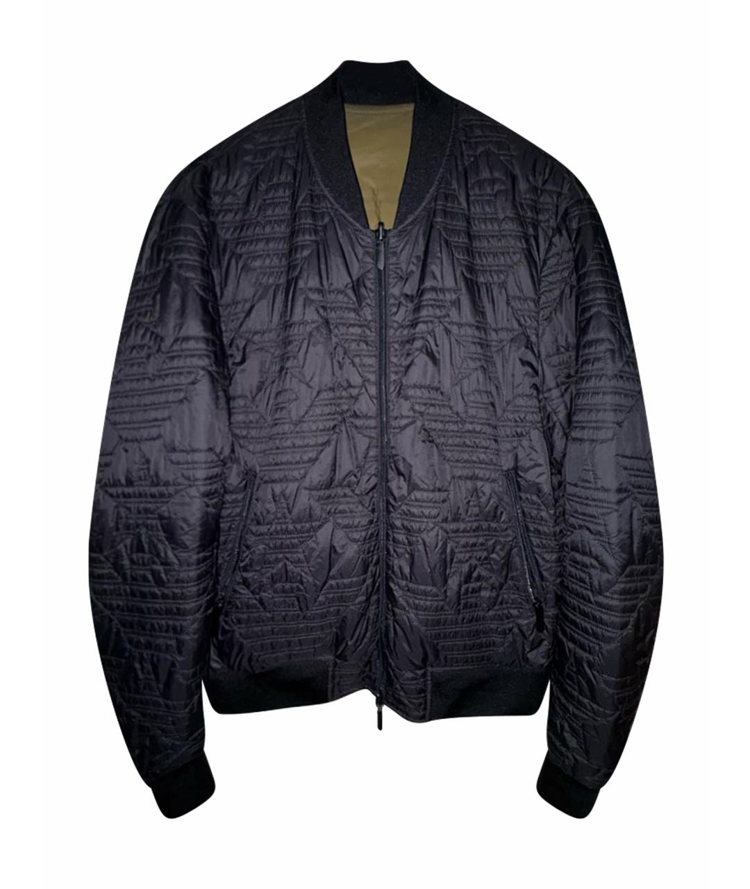 EMPORIO ARMANI Темно-синяя полиамидовая куртка, фото 1