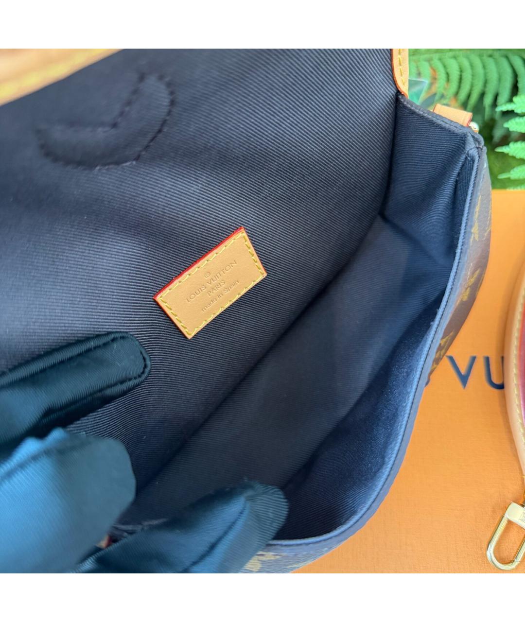 LOUIS VUITTON Коричневая сумка через плечо, фото 6