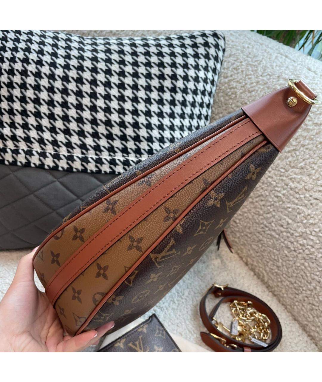 LOUIS VUITTON Коричневая сумка через плечо, фото 5
