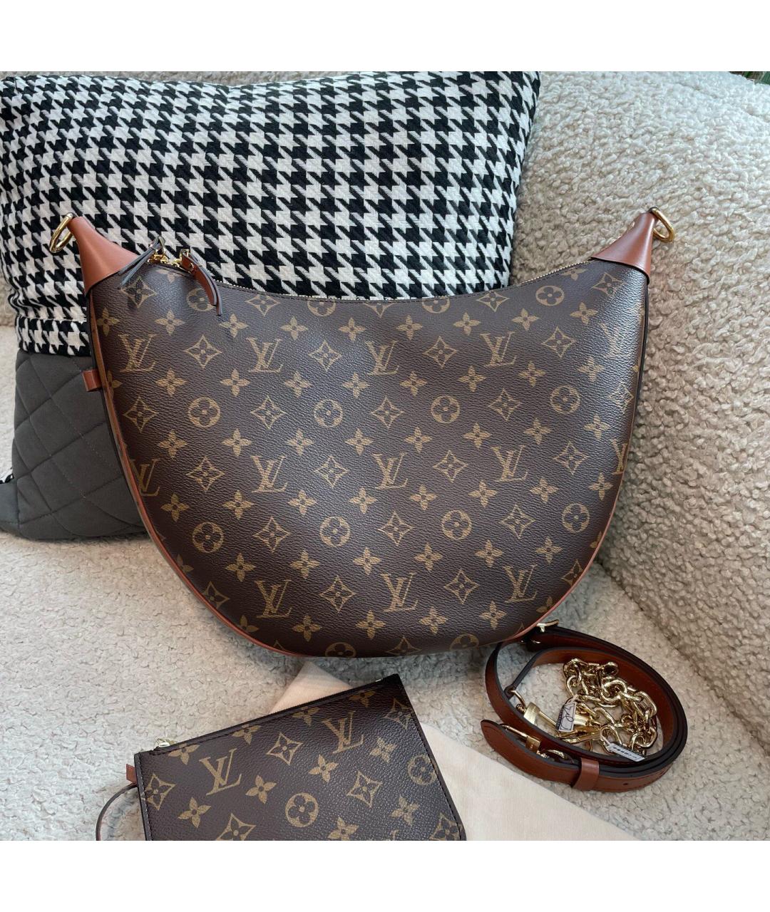 LOUIS VUITTON Коричневая сумка через плечо, фото 2