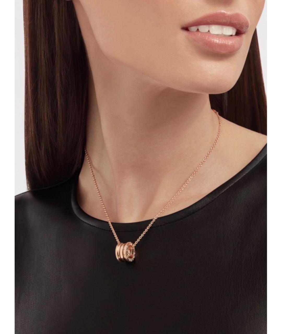 BVLGARI Золотое колье из розового золота, фото 5
