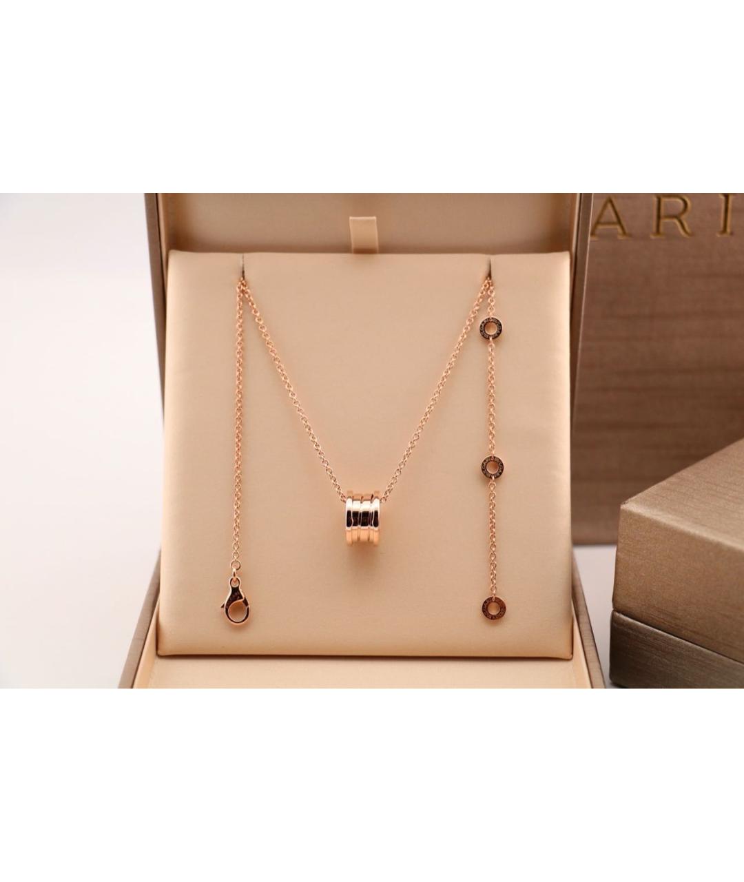 BVLGARI Золотое колье из розового золота, фото 2
