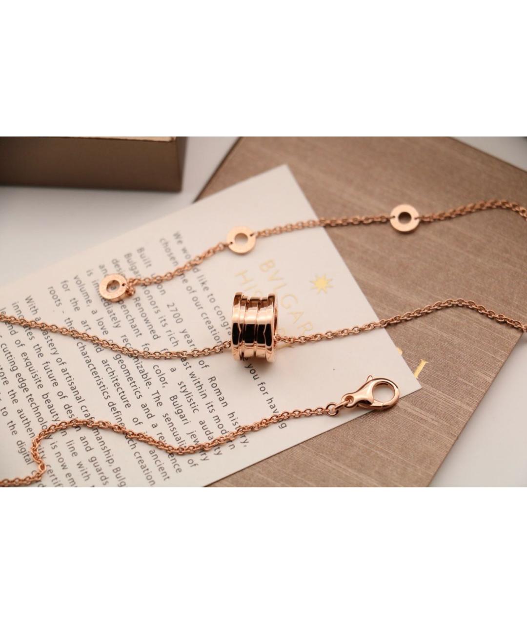 BVLGARI Золотое колье из розового золота, фото 4