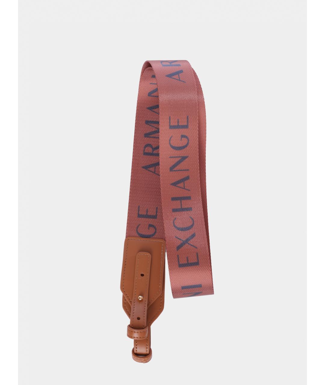 ARMANI EXCHANGE Бежевая тканевая сумка через плечо, фото 5
