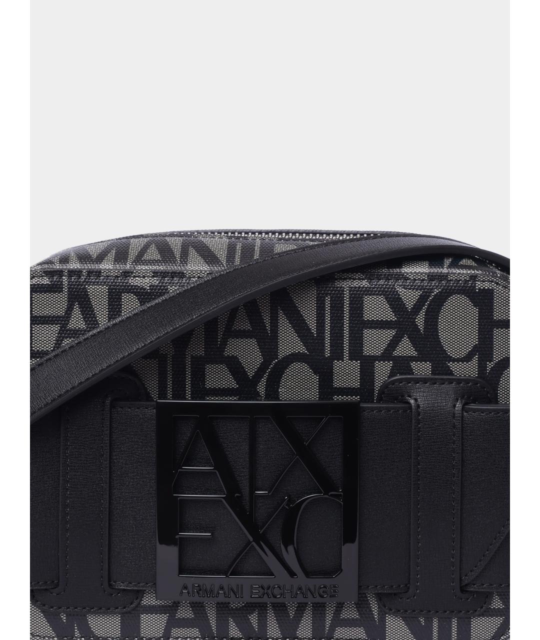 ARMANI EXCHANGE Черная сумка через плечо, фото 3