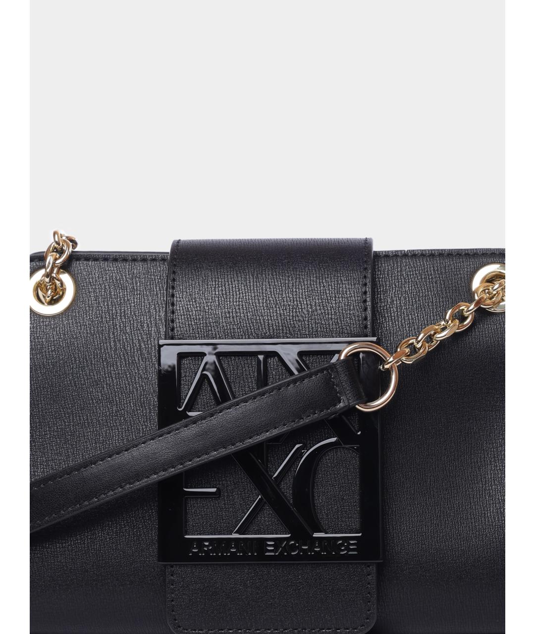 ARMANI EXCHANGE Черная сумка через плечо, фото 3