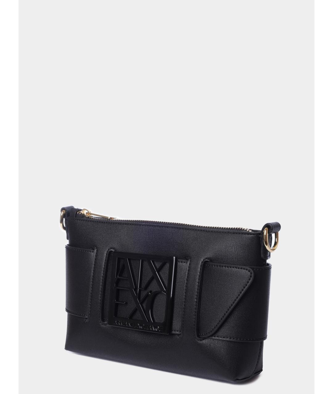 ARMANI EXCHANGE Черная сумка через плечо, фото 2