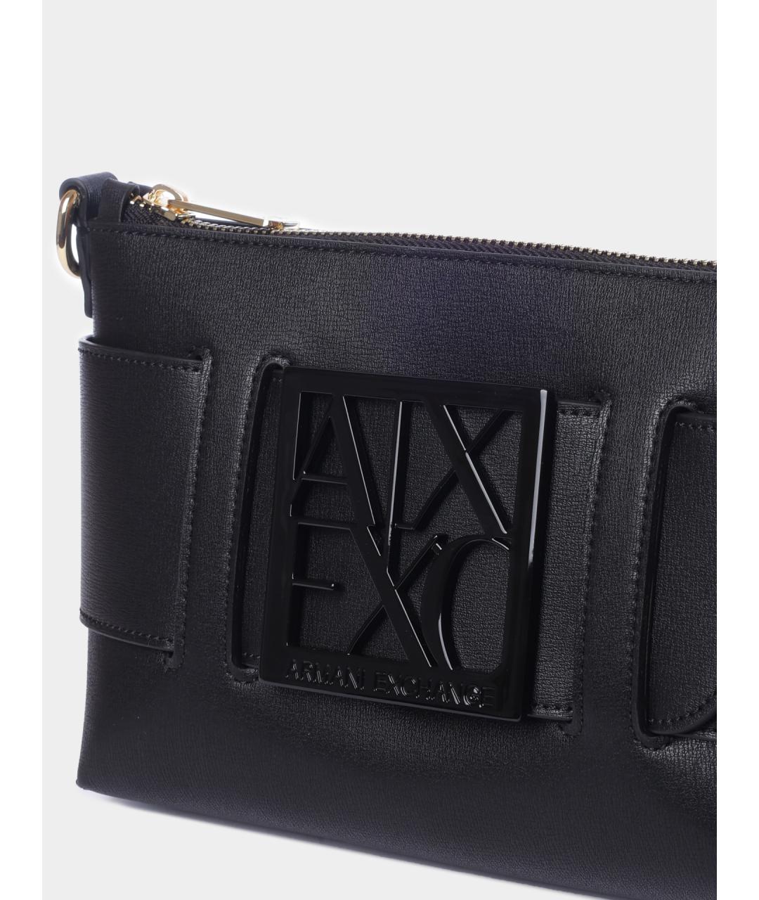 ARMANI EXCHANGE Черная сумка через плечо, фото 3