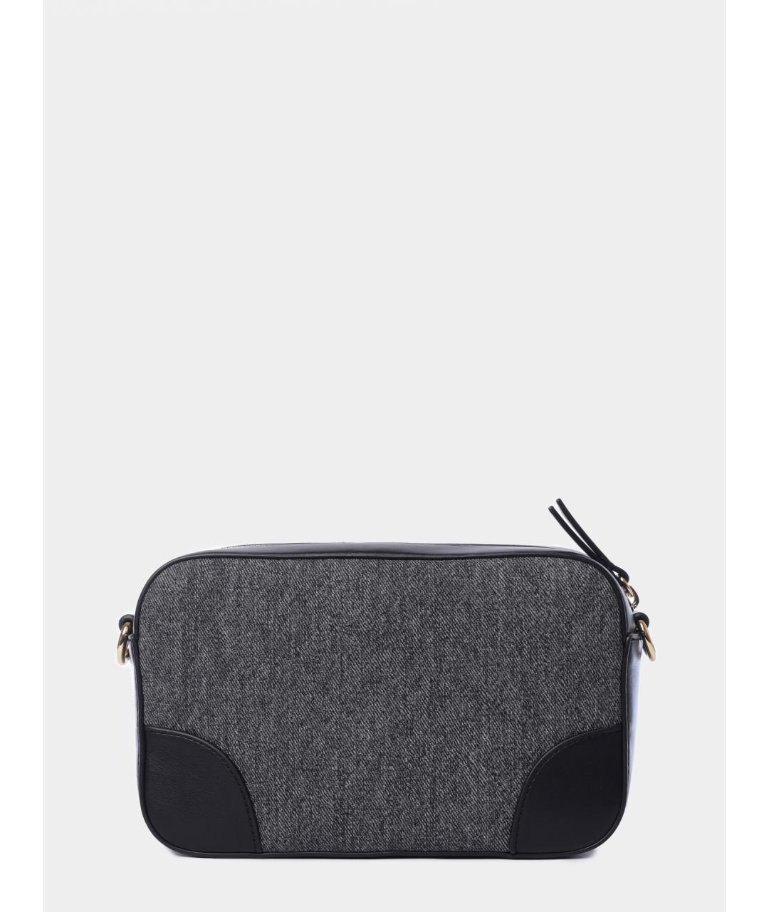 ARMANI EXCHANGE Черная тканевая сумка через плечо, фото 4