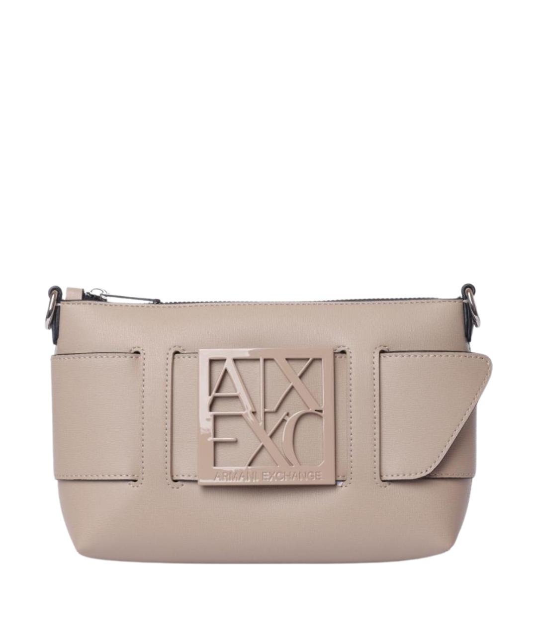 ARMANI EXCHANGE Бежевая сумка через плечо, фото 1
