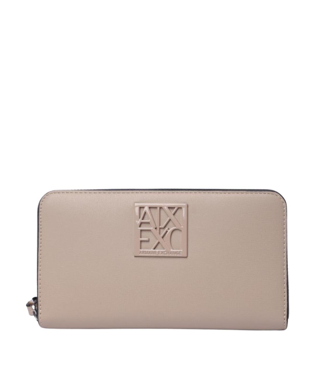 ARMANI EXCHANGE Бежевый кошелек, фото 1