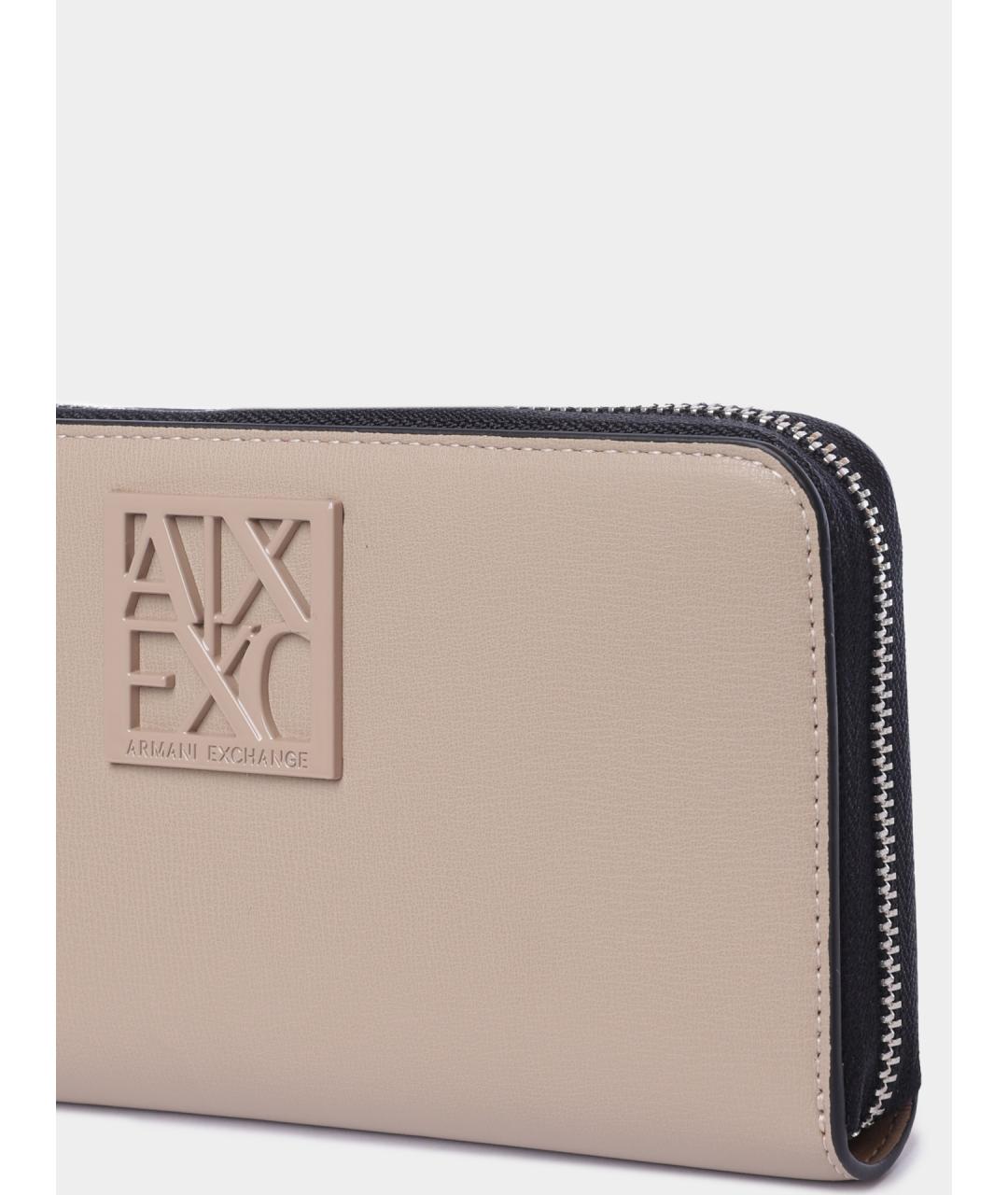 ARMANI EXCHANGE Бежевый кошелек, фото 3