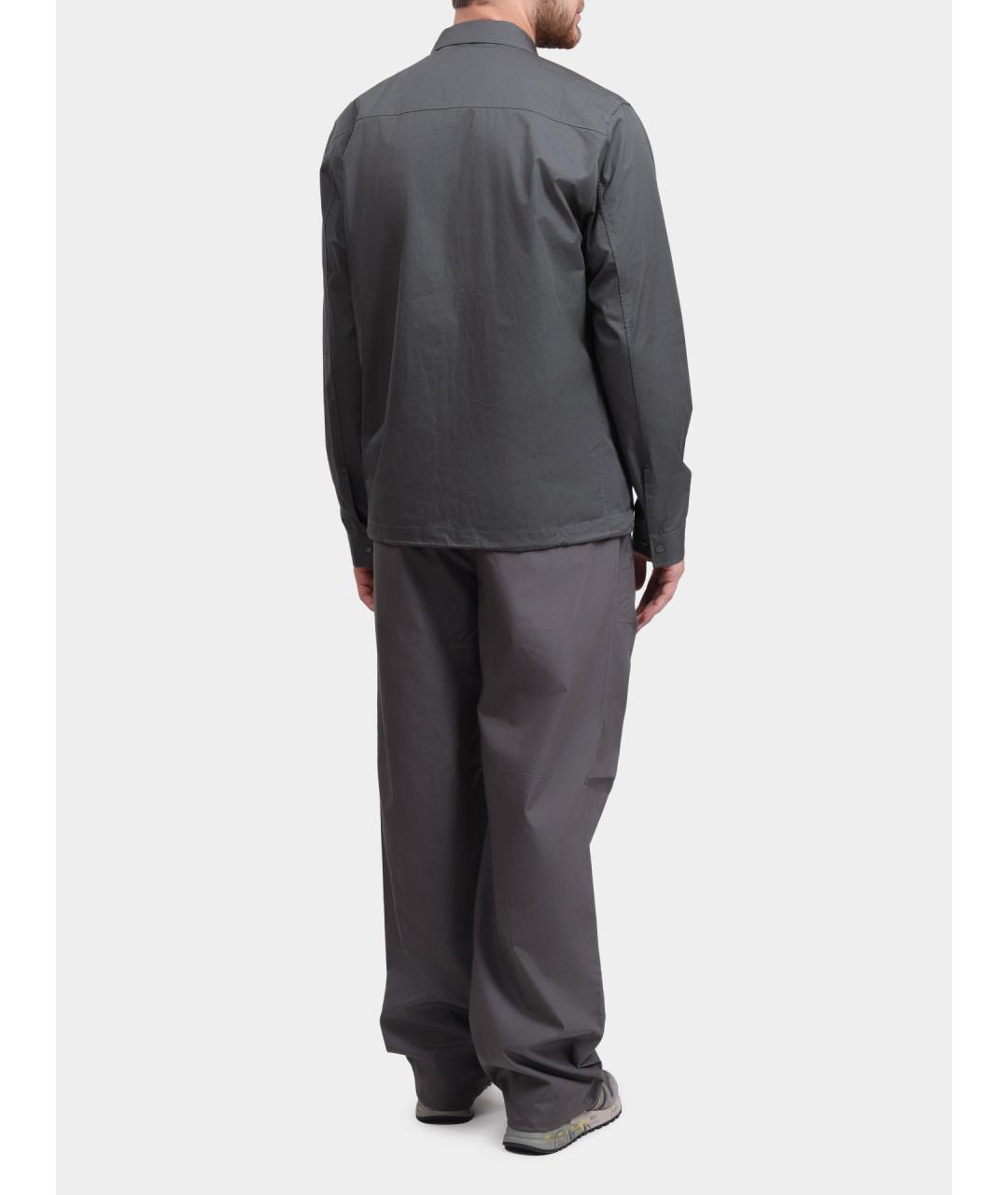 CP COMPANY Серая хлопковая куртка, фото 5