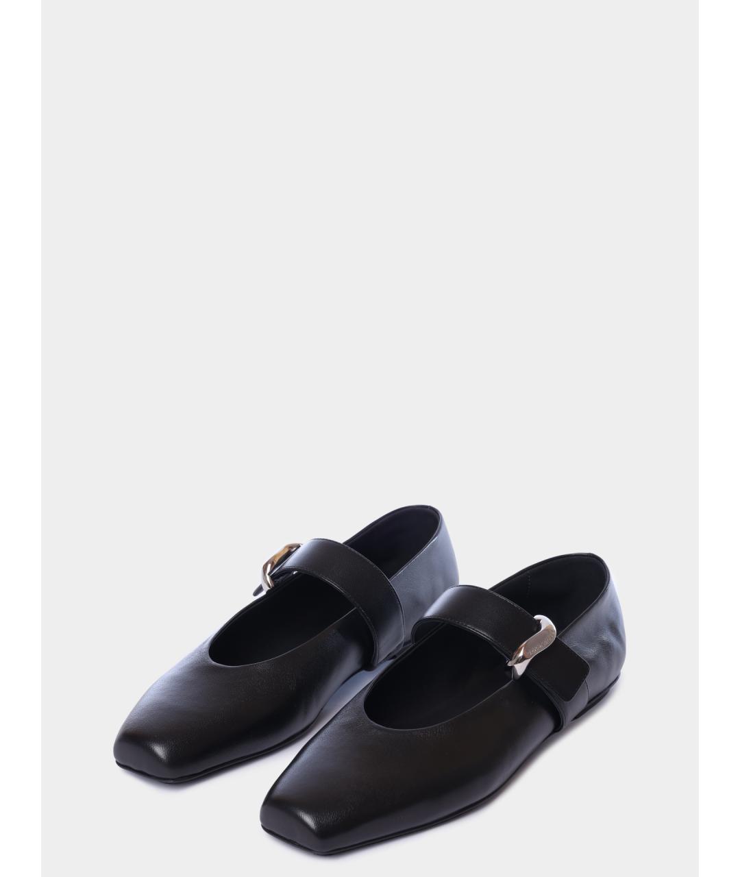 EMPORIO ARMANI Черные балетки, фото 2